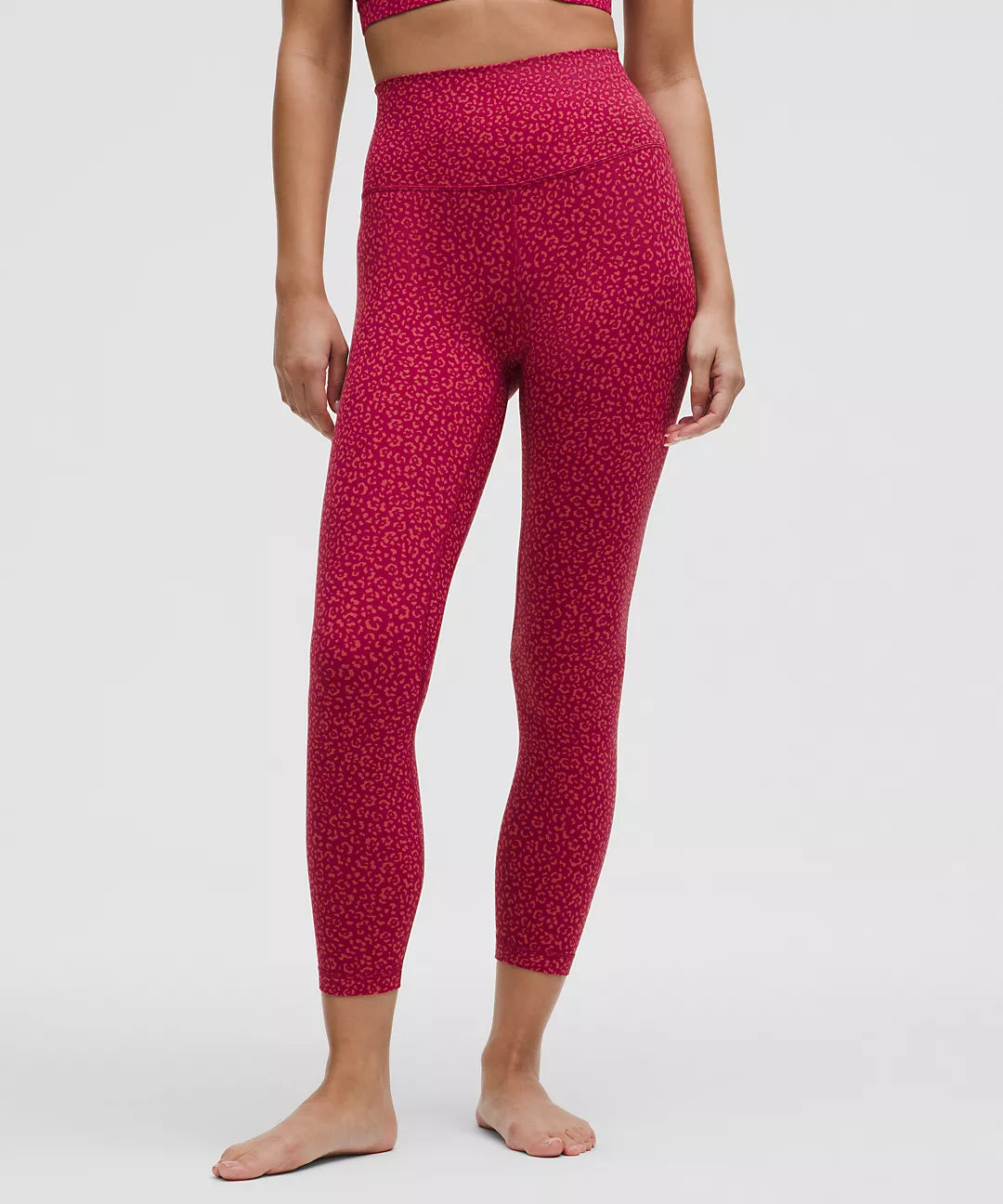 Legging Align™  – Leopard Daisy Desert Red / Magenta Smoke – LULU Factory